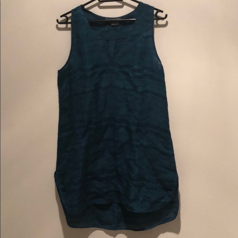 Like new Vince linen and silk green tunic XXS
